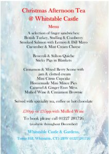 Christmas Afternoon Tea Menu 22
