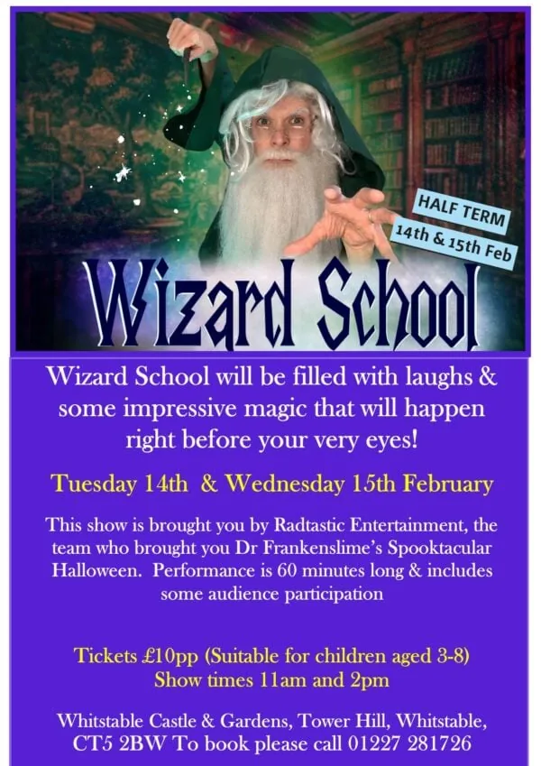 wizard school poster