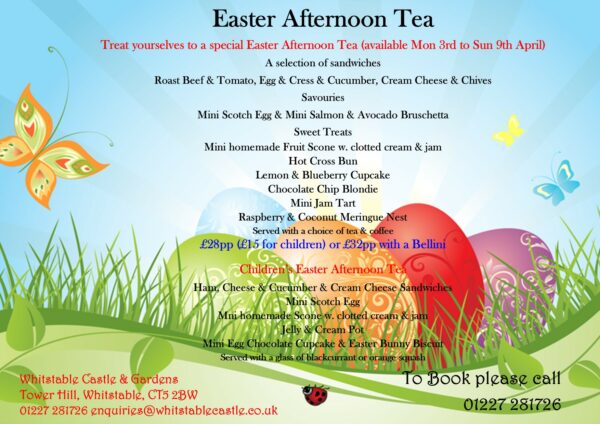 Easter afternoon teas 2023