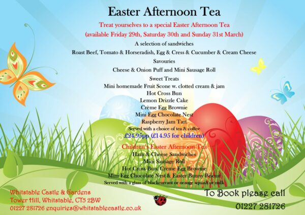 Easter afternoon teas 2024