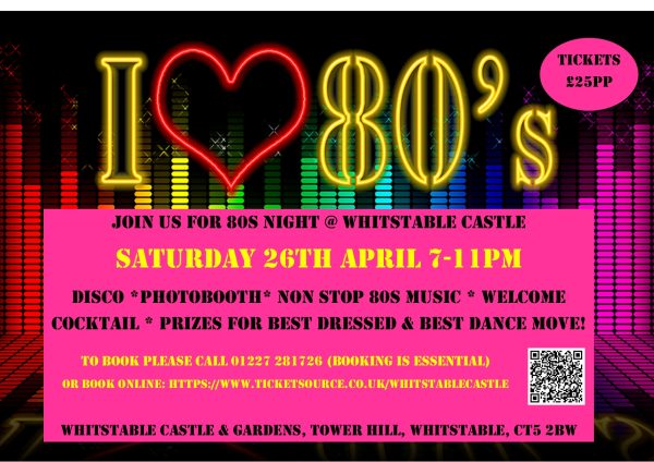 80s night 26th April
